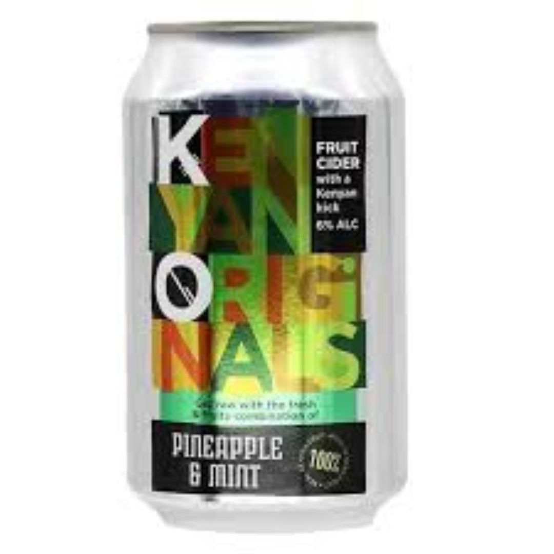 KENYA ORIGINAL PINEAPPLE N MINT CAN 330ML